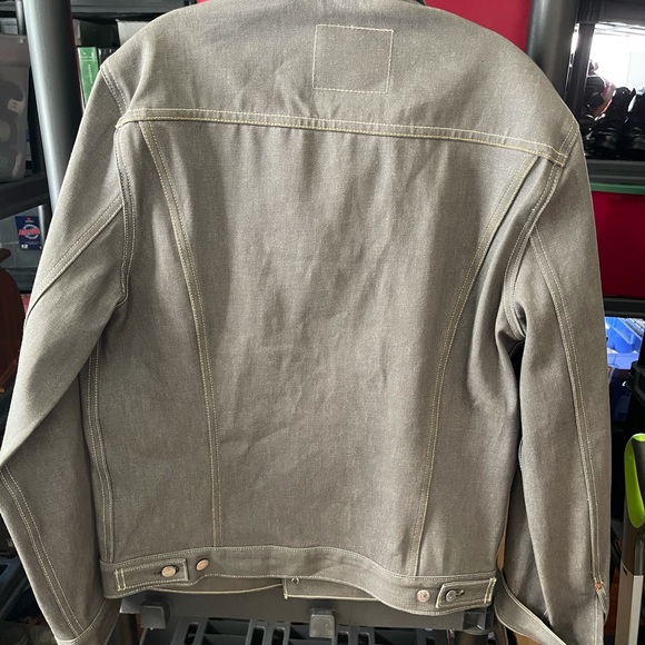 Levis Men's LARGE Jean Jacket Rigid - Picture 7 of 7